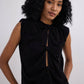 The Knot-so-Basic Top in Black