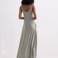 Tie-Detail Maxi Dress in Light Olive