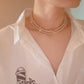 Triple Layers Of Blessings Cross Necklace