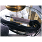 Tyche - Black Vegan Leather Sex Whip, Spanking Toy