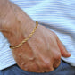 Vnox Basic 2/3/4/5mm Stainless Steel Twisted Rope Chain Bracelets for Men Women,Wrist Christmas Gifts Jewelry,Length Adjustable