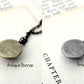 Pluto and Charon Layered Space Necklace