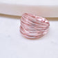 Marcia Wire Wrap Ring in Rose Gold
