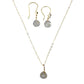 The Bailey Set in Golden Rutilated Quartz