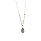 Beaded Bailey Necklace in Labradorite