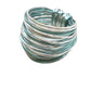 Marcia Wire Wrap Ring in Teal and Silver