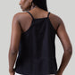 V-neck Lace Camisole in Black