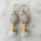 Victoria Earrings in Moonstone