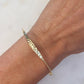 Gold Bracelet with Texture
