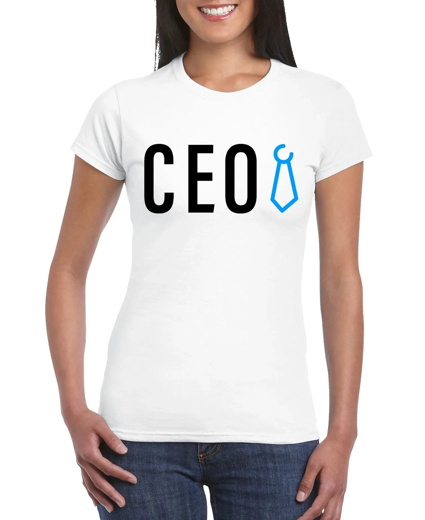 CEO Women's Slim Fit Short Sleeve T-Shirt