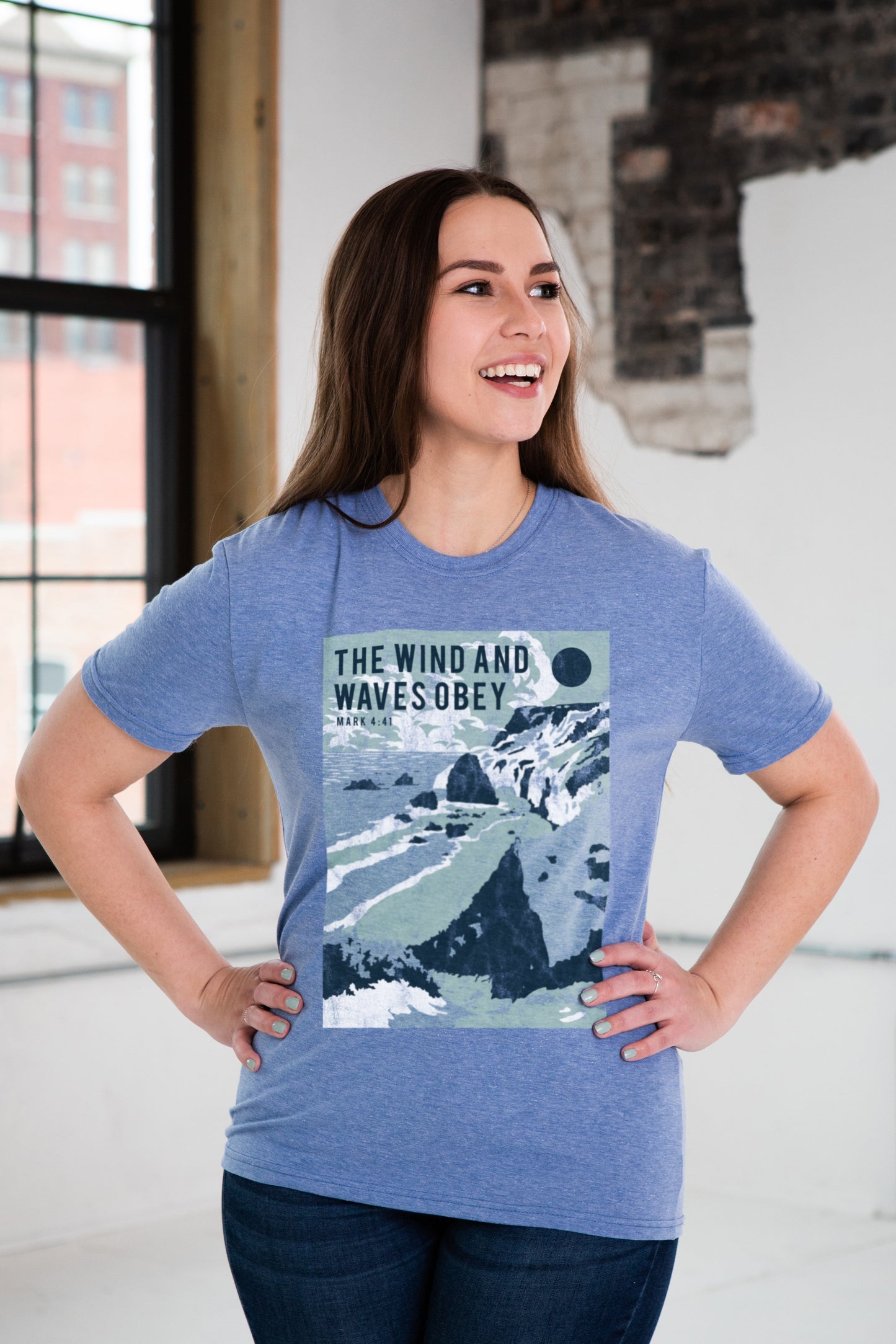 Wind and Waves Unisex Eco-Triblend Tee