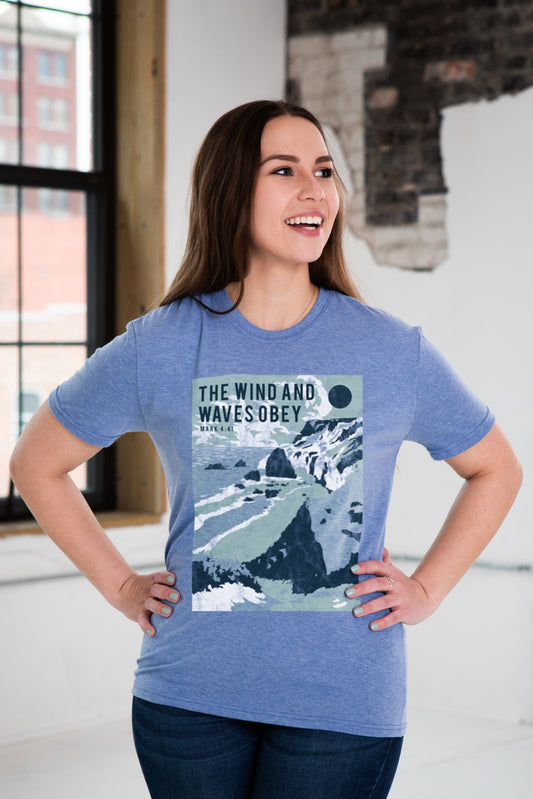 Wind and Waves Unisex Eco-Triblend Tee