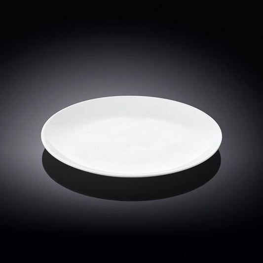 Professional Rolled Rim White Bread Plate 6" inch | 15 Cm