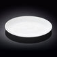 Set Of 6 Professional Rolled Rim White Dinner Plate 10" inch | 25.5 Cm
