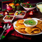 Set Of 6 White Square Snack / Sauce Dish 4.75" inch X 4.5" inch X 2.5" inch |11 Fl Oz