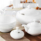 Large White Tureen 95 Oz | 2800 Ml In Colour Box