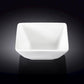Set Of 6 White Square Snack / Sauce Dish 4.75" inch X 4.5" inch X 2.5" inch |11 Fl Oz