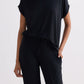 Relaxed Tee Set in Black