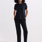 Relaxed Tee Set in Black