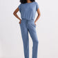 Relaxed Tee Set in Blue
