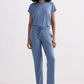 Relaxed Tee Set in Blue
