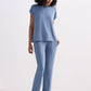 Relaxed Tee Set in Blue