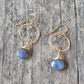 Yuliya Earrings in Labradorite