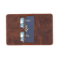 Yuma Genuine Leather Passport Wallet - Handmade Travel Document Holder