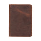 Yuma Genuine Leather Passport Wallet - Handmade Travel Document Holder