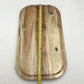 [ Set of 3 ] Zavis Green Acacia Wood Serving Rounded Cutting Board With Juice Groove 18" X 10" | Dishwasher Safe