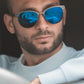 Titanium Clubmasters - V2 - Changeable Lenses