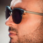 Titanium Clubmasters - V2 - Changeable Lenses