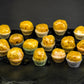 Goat's Milk Cupcake Soap w/ Embedded Sea Sponge-Blueberry Thyme