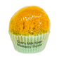 Goat's Milk Cupcake Soap w/ Embedded Sea Sponge-Blueberry Thyme