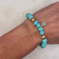 Gold and Blue Amazonite Bracelet with Labradorite