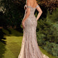 Off The Shoulder Embellished Gown