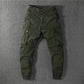 Retro-style Workwear Casual Wide-leg Jogger Pants