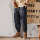 American-style Retro Loose Straight-leg Plus-size Casual Pants
