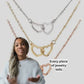 18K Gold Plated Heart Pendant Necklace