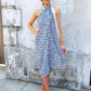 Abstract Blue Sarong