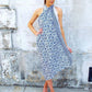 Abstract Blue Sarong