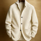 Gentlemans Knitted Three-button Shawl-collar Cardigan