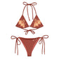 Vega String Bikini in Empress Moth