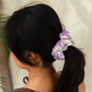 Cotton Crochet Scrunchie Set