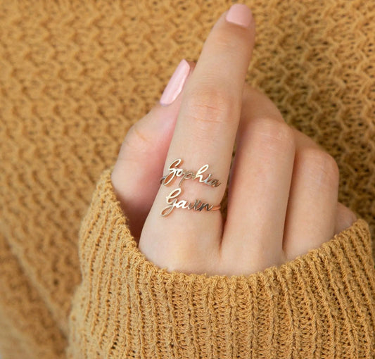 Namensring – Ring mit individuellem Namen