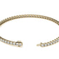 3.50 CTW Lab Grown Diamond Tennis Bracelet  in 14kt White/Yellow Gold (G/VS) AGI Certified