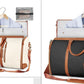 Large Capacity Travel Duffle Bag Women's Handbag Folding Suit Bag Waterproof Clothes Totes