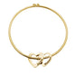 Love Bracelet Peach Heart Name Lettering Titanium Steel Bracelet