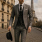 Men's Large Size Casual Three-piece Set