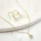 The Bailey Set in Golden Rutilated Quartz